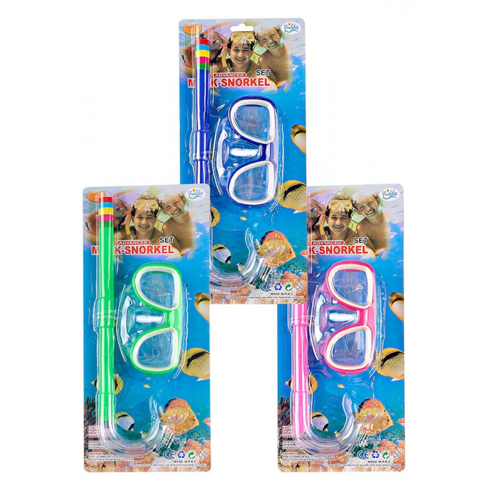 ΣΕΤ ΜΑΣΚΑ ΘΑΛΑΣΣΗΣ ΚΑΙ ΑΝΑΠΝΕΥΣΤΗΡΑΣ ΣΕ 3 ΧΡΩΜΑΤΑ 38Χ10 