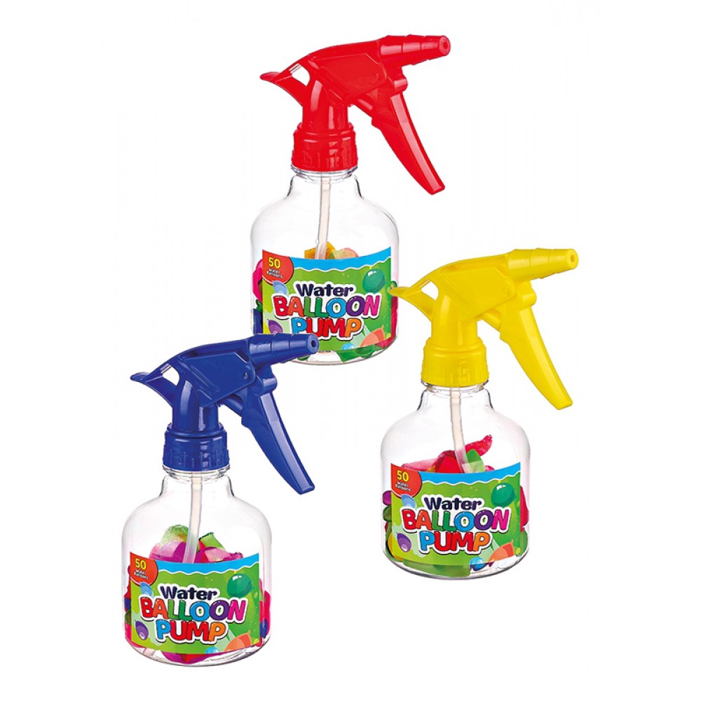 ΝΕΡΟΜΠΟΜΠΕΣ ΠΟΛΥΧΡΩΜΕΣ ΣΕ ΜΠΟΥΚΑΛΙ ΨΕΚΑΣΜΟΥ Φ7x16cm 