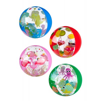 ΦΟΥΣΚΩΤΗ ΜΠΑΛΑ ΘΑΛΑΣΣΗΣ 4 ΣΧΕΔΙΩΝ 40cm