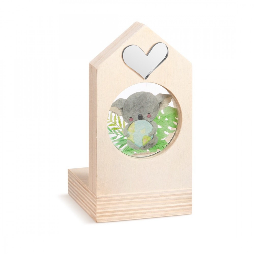 Ξύλινο Σπιτάκι Ρεσώ με Plexi 