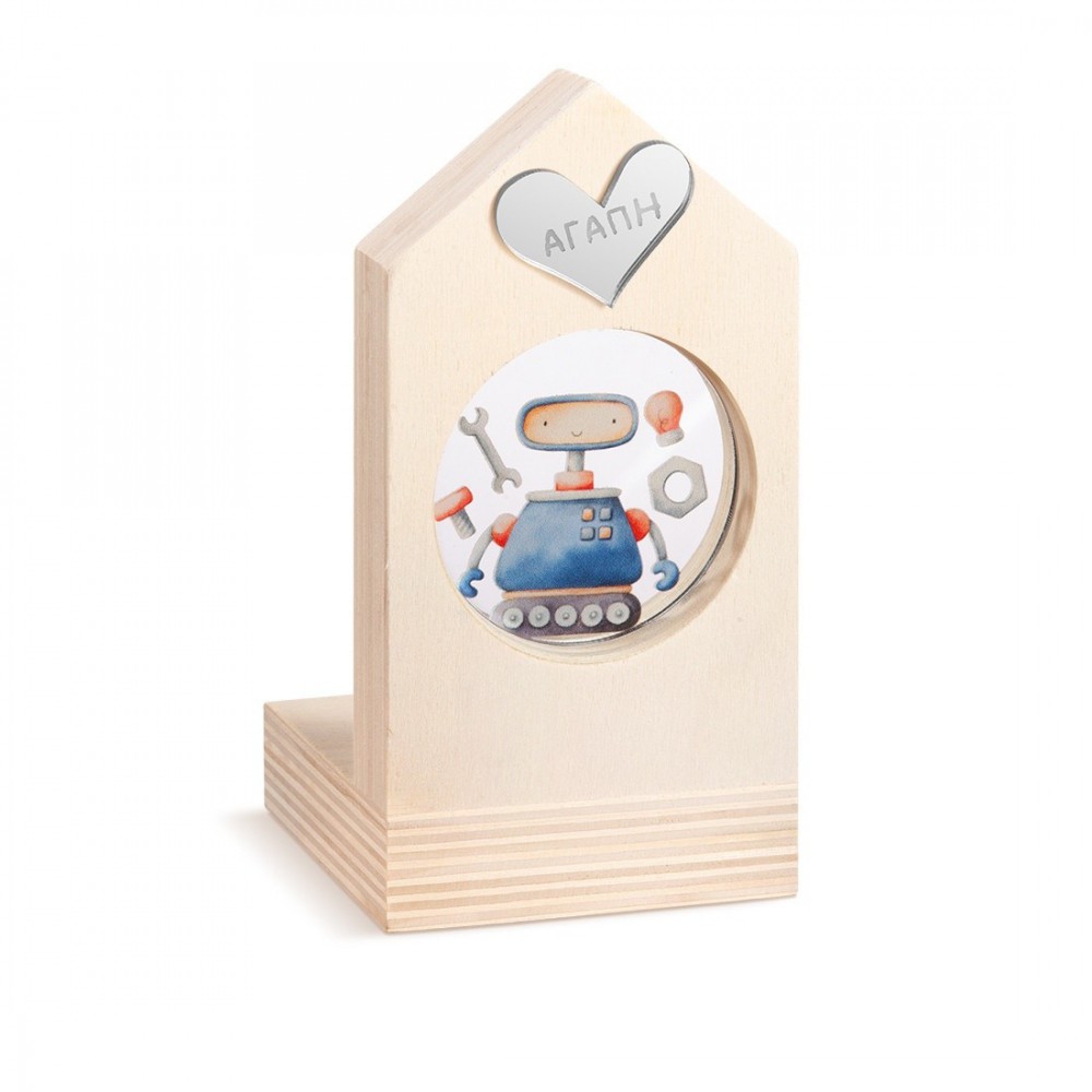 Ξύλινο Σπιτάκι Ρεσώ με Plexi 