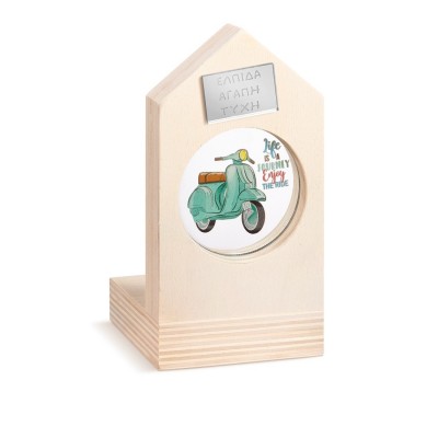 Ξύλινο Σπιτάκι Ρεσώ με Plexi