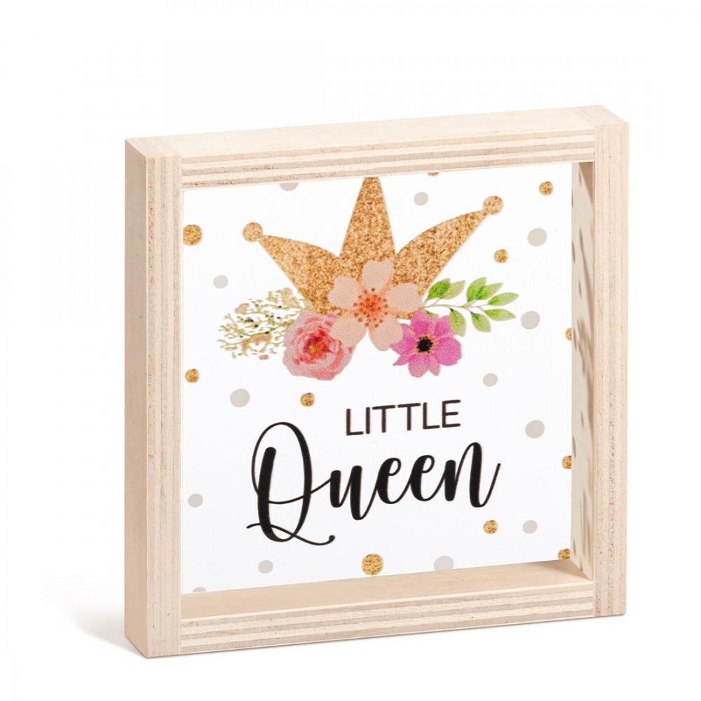 Ξύλινο Καδράκι με Plexi 