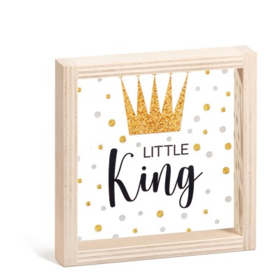 Ξύλινο Καδράκι με Plexi