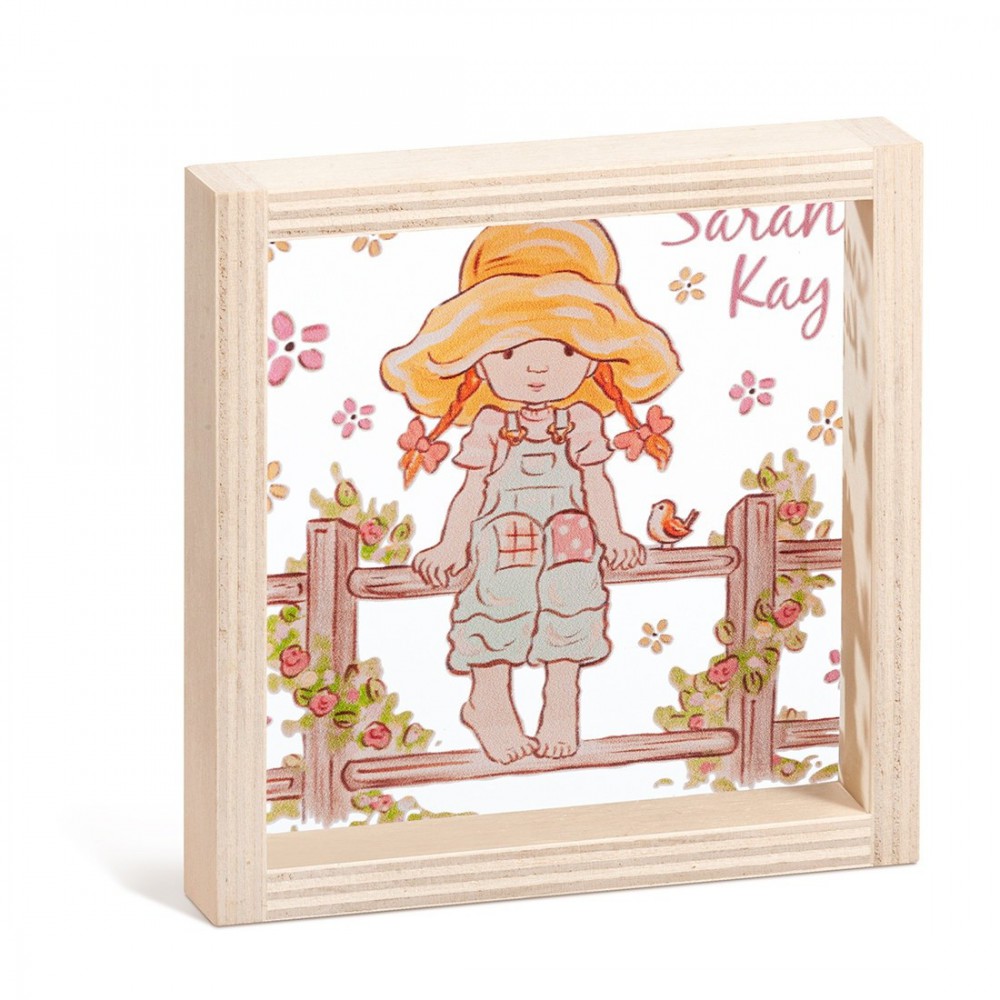 Ξύλινο Καδράκι με Plexi 