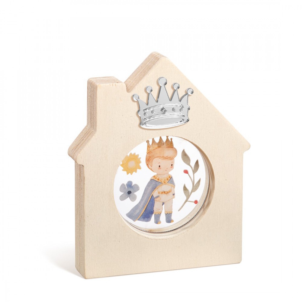 Ξύλινο Διακοσμητικό Σπιτάκι με Plexi 