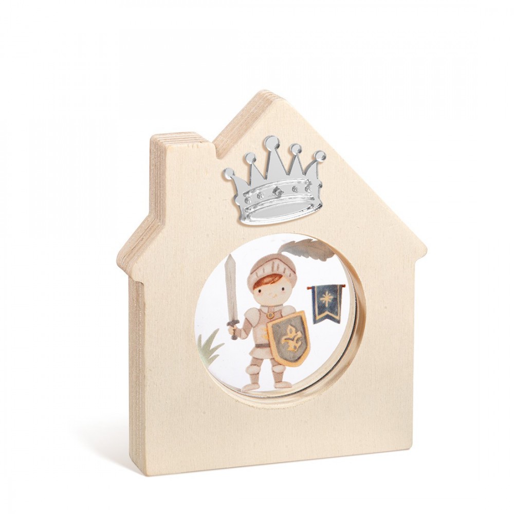 Ξύλινο Διακοσμητικό Σπιτάκι με Plexi 