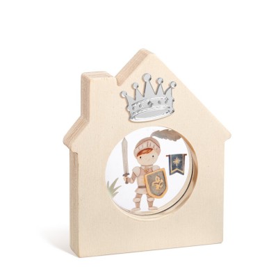 Ξύλινο Διακοσμητικό Σπιτάκι με Plexi