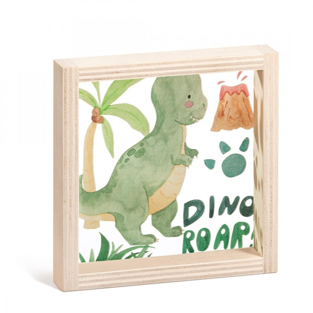 Ξύλινο Καδράκι με Plexi 