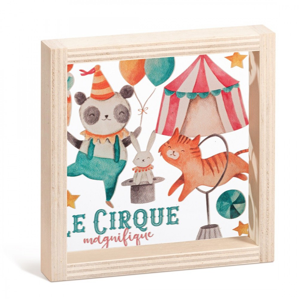 Ξύλινο Καδράκι με Plexi 