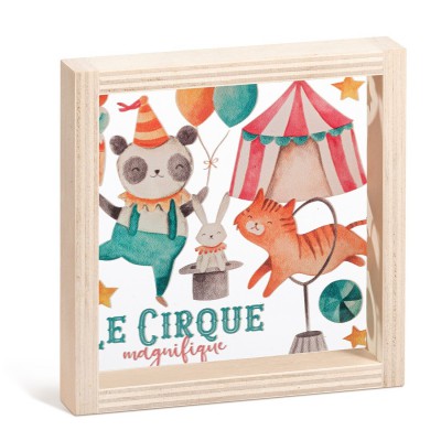 Ξύλινο Καδράκι με Plexi