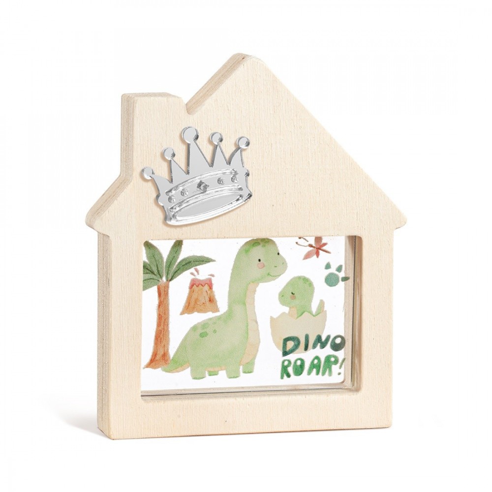 Ξύλινο Διακοσμητικό Σπιτάκι με Plexi 