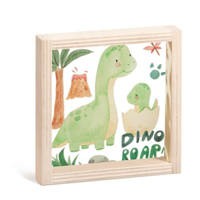 Ξύλινο Καδράκι με Plexi