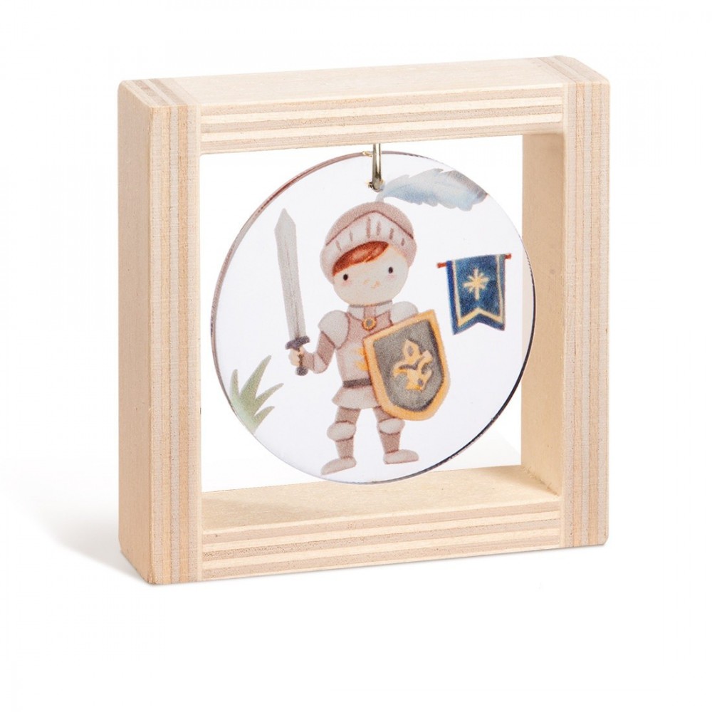 Ξύλινο καδράκι με plexiglass 