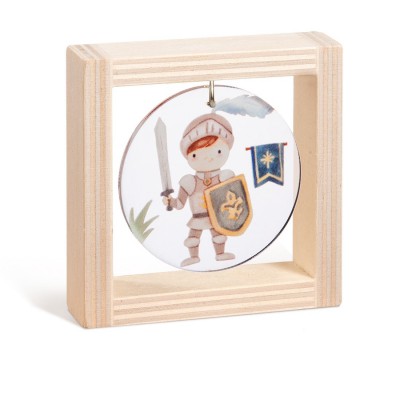 Ξύλινο καδράκι με plexiglass