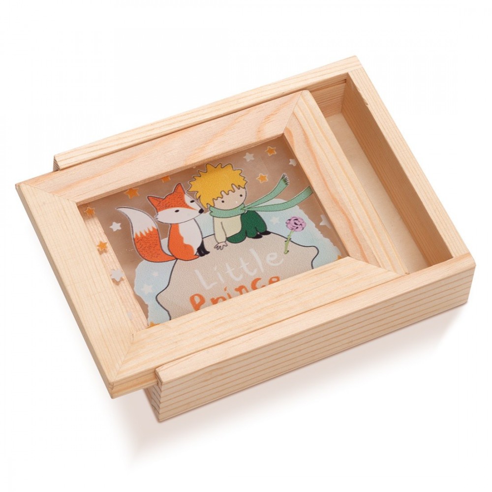 Ξύλινη Κασετίνα με κορνίζα Plexi 