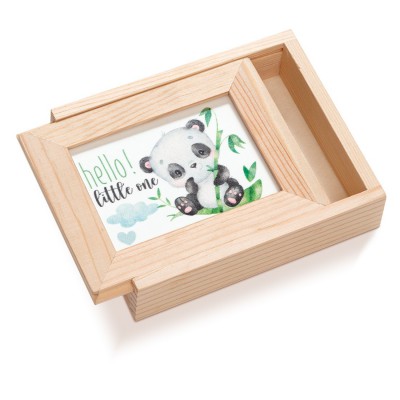 Ξύλινη Κασετίνα με κορνίζα Plexi