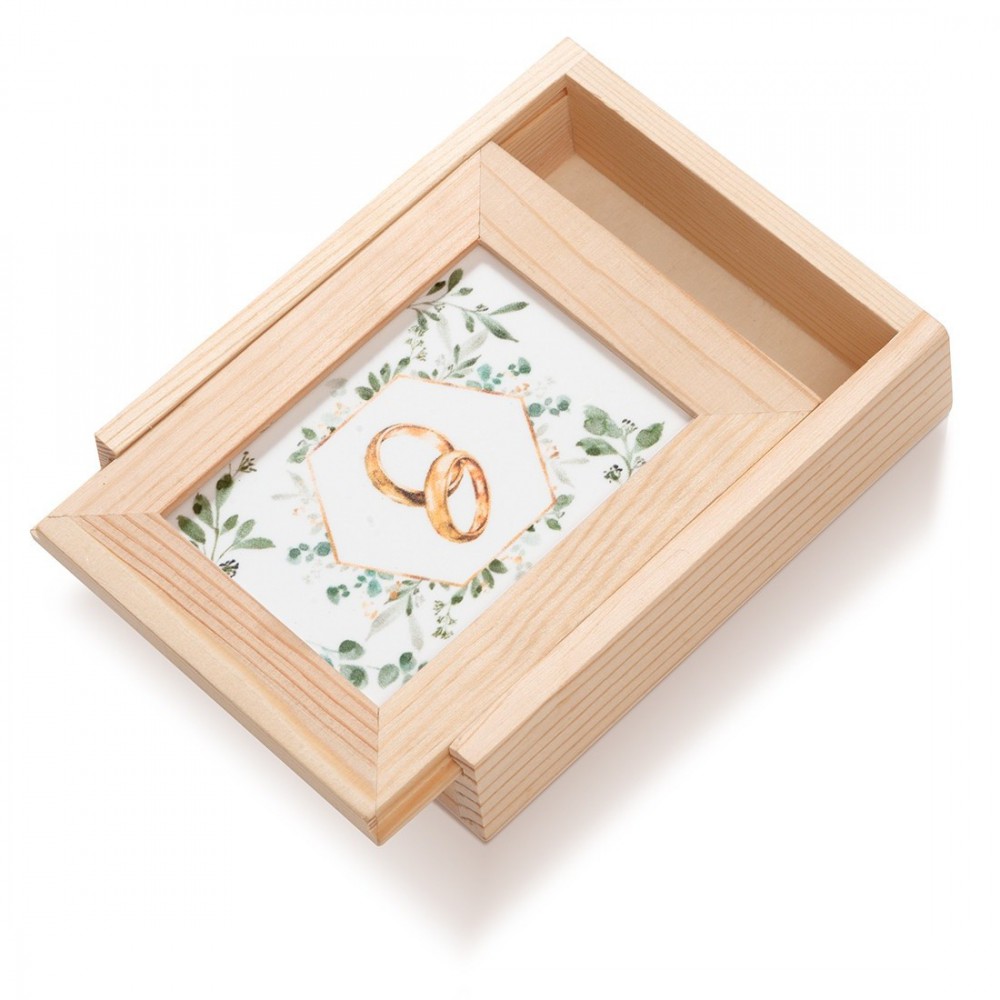 Ξύλινη Κασετίνα με κορνίζα Plexi 