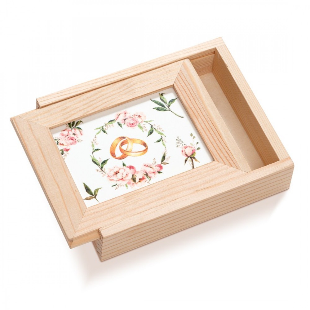 Ξύλινη Κασετίνα με κορνίζα Plexi 