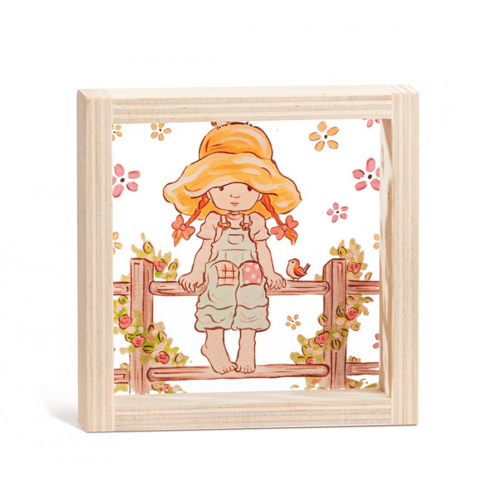 Ξύλινο Καδράκι με Plexi 