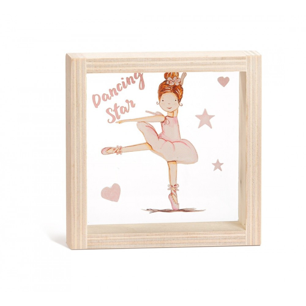 Ξύλινο Καδράκι με Plexi 