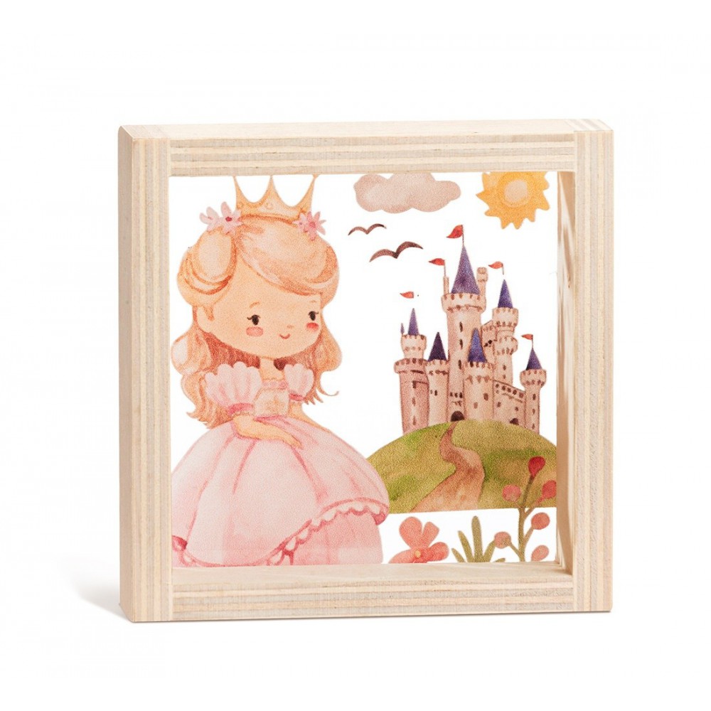 Ξύλινο Καδράκι με Plexi 