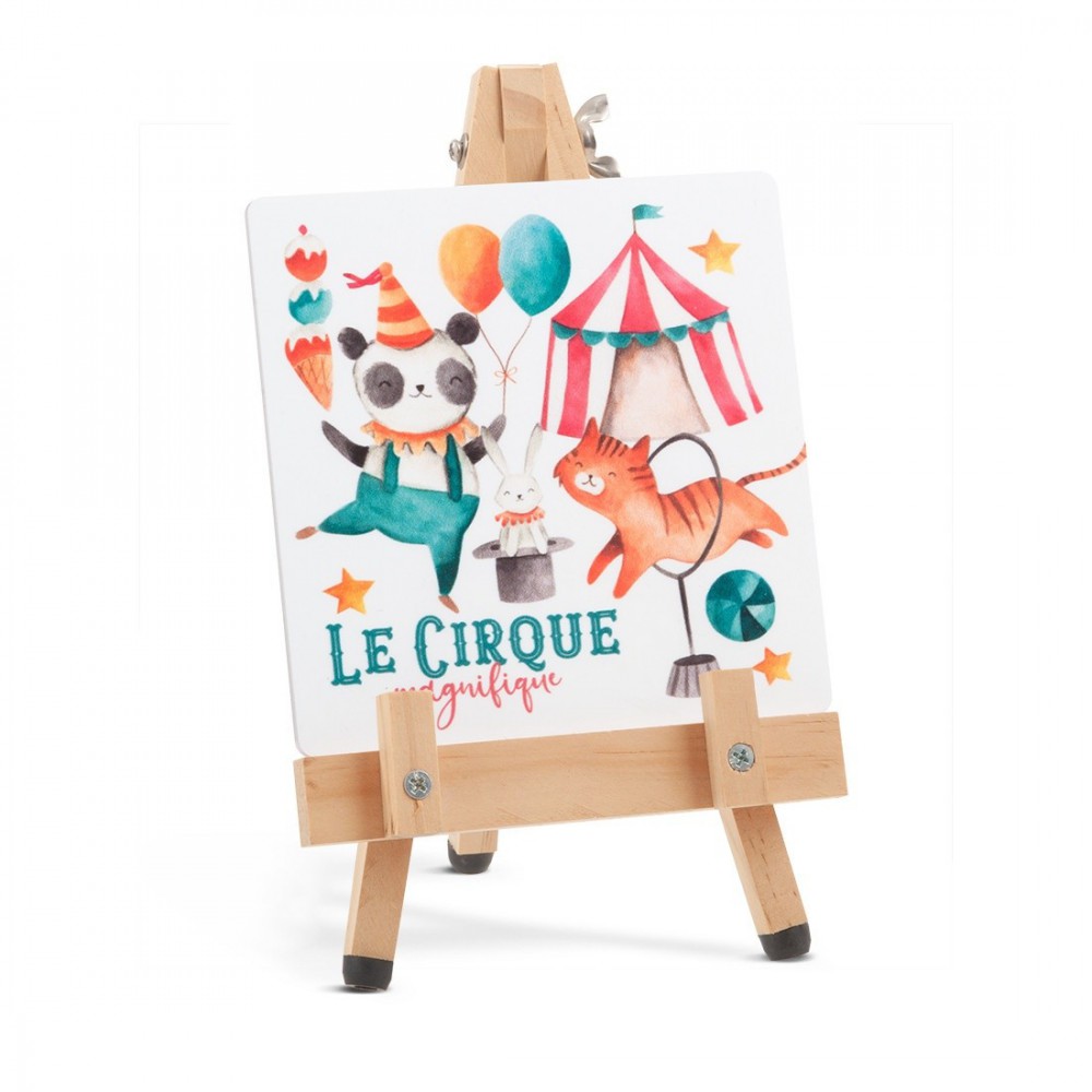 Ξύλινο Καβαλέτο με Plexi 