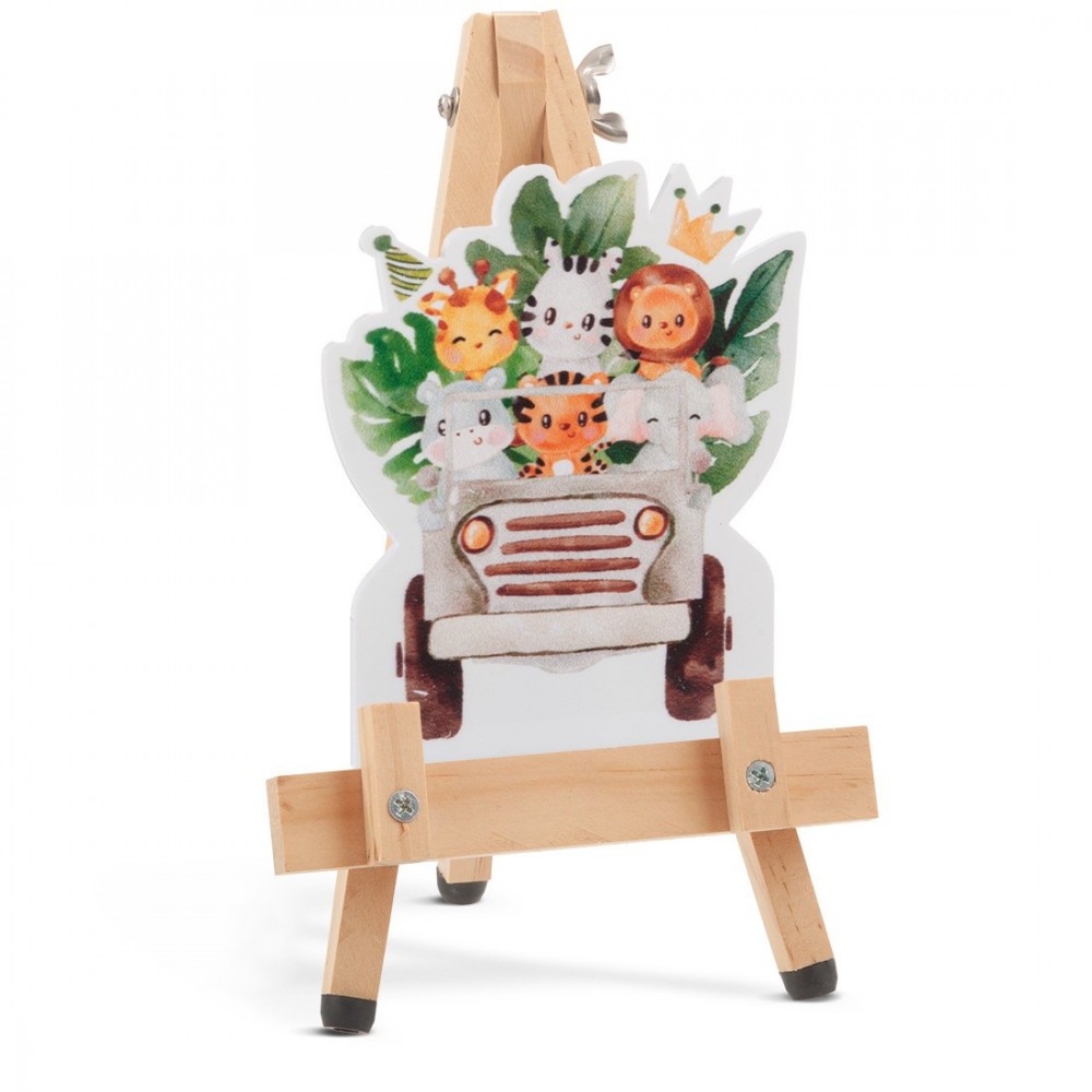 Ξύλινο Καβαλέτο με Plexi 