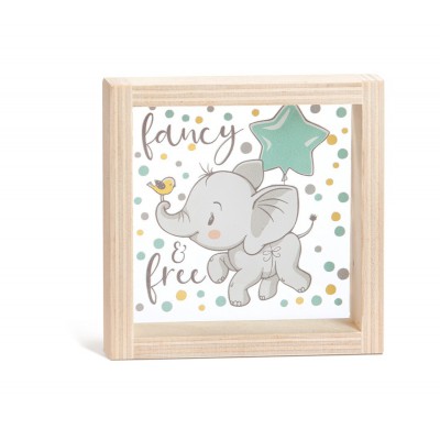 Ξύλινο Καδράκι με Plexi