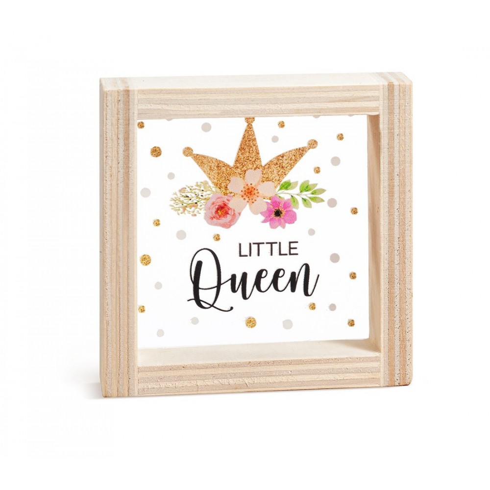 Ξύλινο Καδράκι με Plexi 