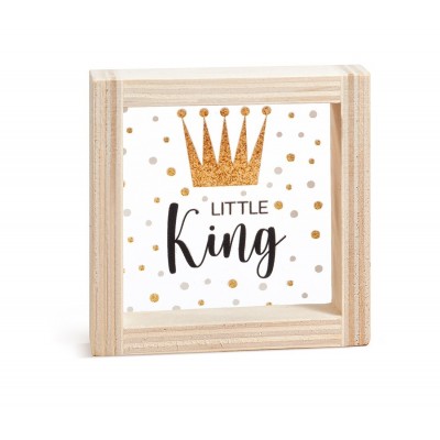 Ξύλινο Καδράκι με Plexi