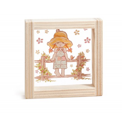 Ξύλινο Καδράκι με Plexi