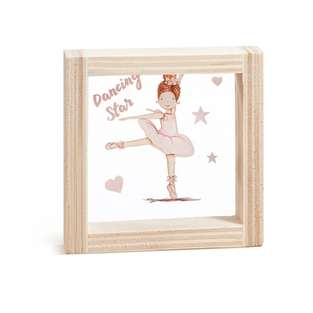 Ξύλινο Καδράκι με Plexi 