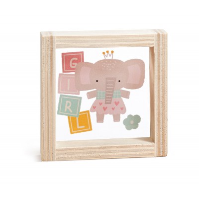 Ξύλινο Καδράκι με Plexi