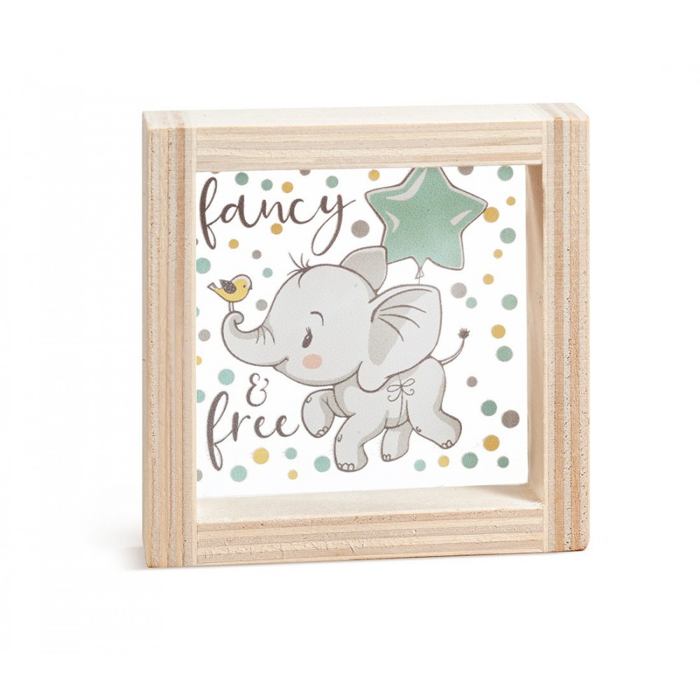 Ξύλινο Καδράκι με Plexi 