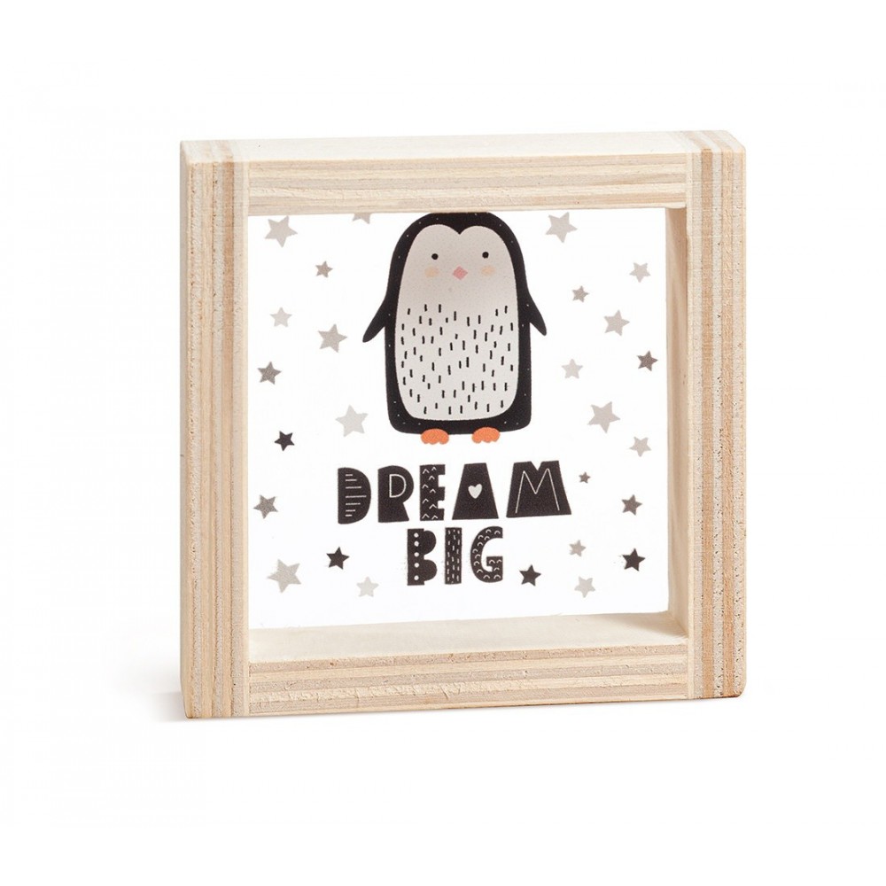 Ξύλινο Καδράκι με Plexi 