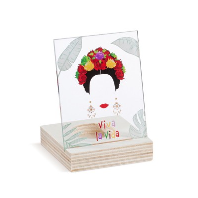 Ξύλινο ρεσό με καδράκι Plexi