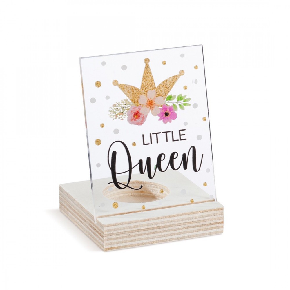 Ξύλινο ρεσό με καδράκι Plexi 