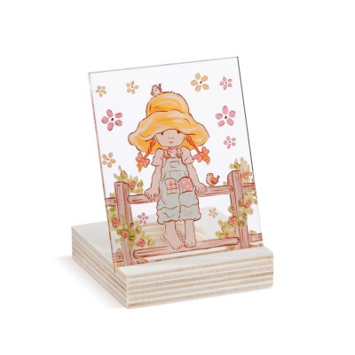 Ξύλινο ρεσό με καδράκι Plexi