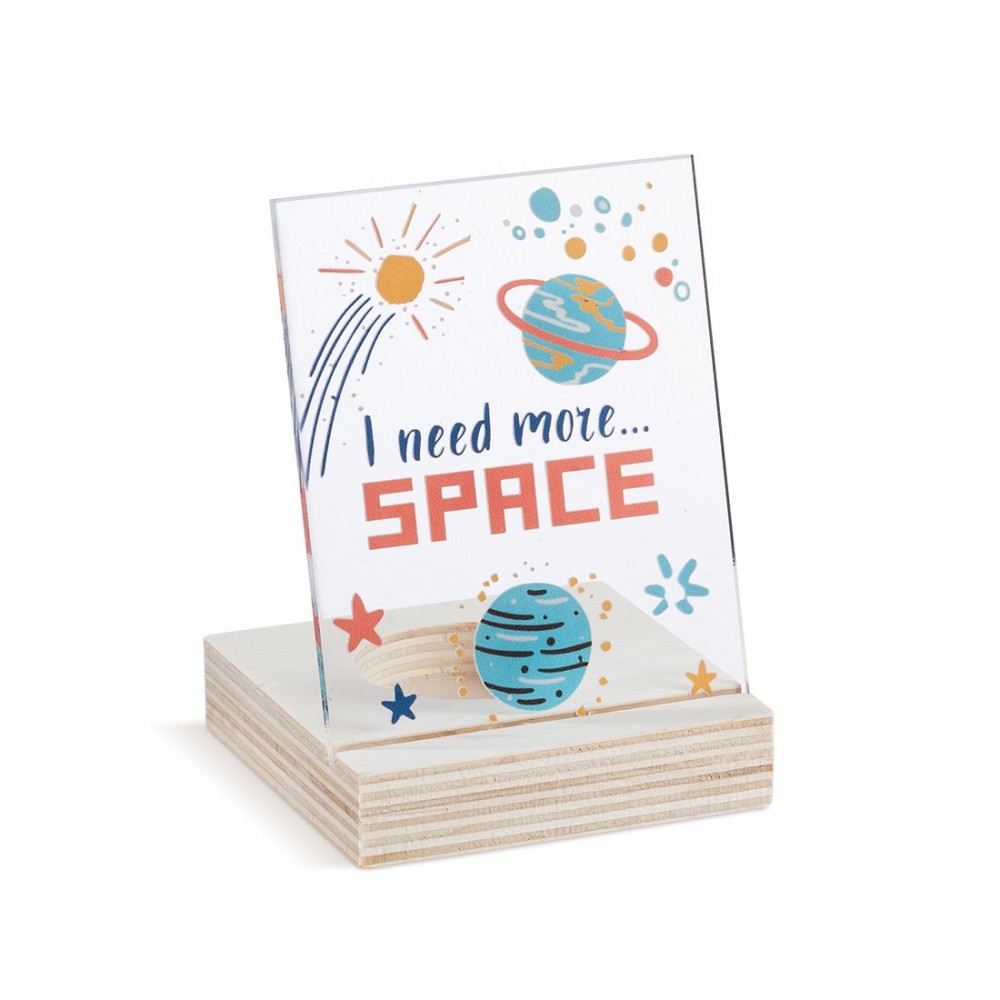 Ξύλινο ρεσό με καδράκι Plexi 