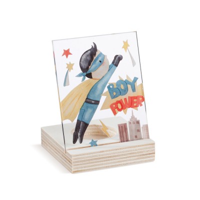 Ξύλινο ρεσό με καδράκι Plexi