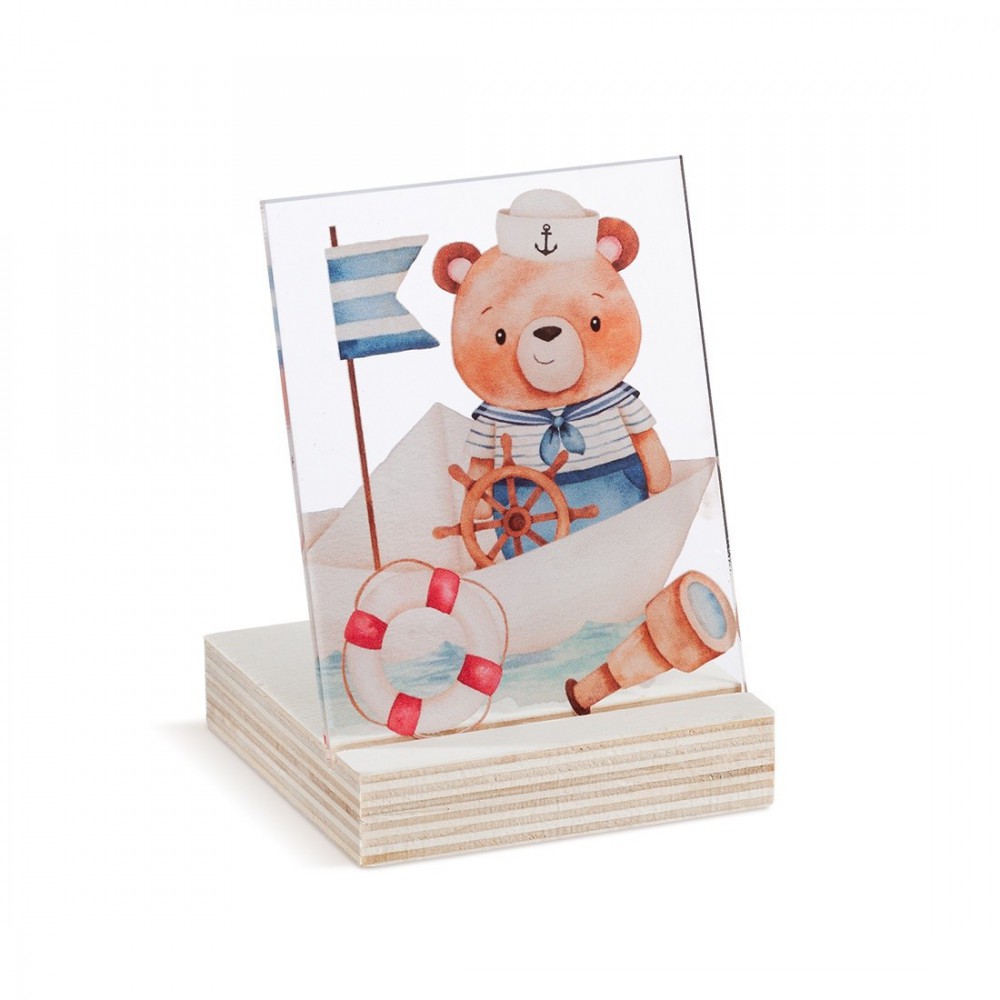 Ξύλινο ρεσό με καδράκι Plexi 