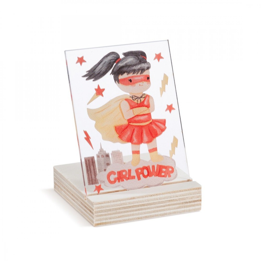 Ξύλινο ρεσό με καδράκι Plexi 