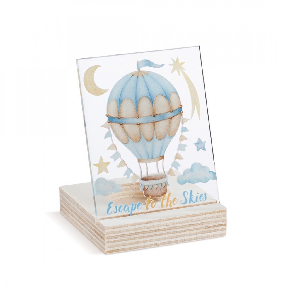 Ξύλινο ρεσό με καδράκι Plexi 