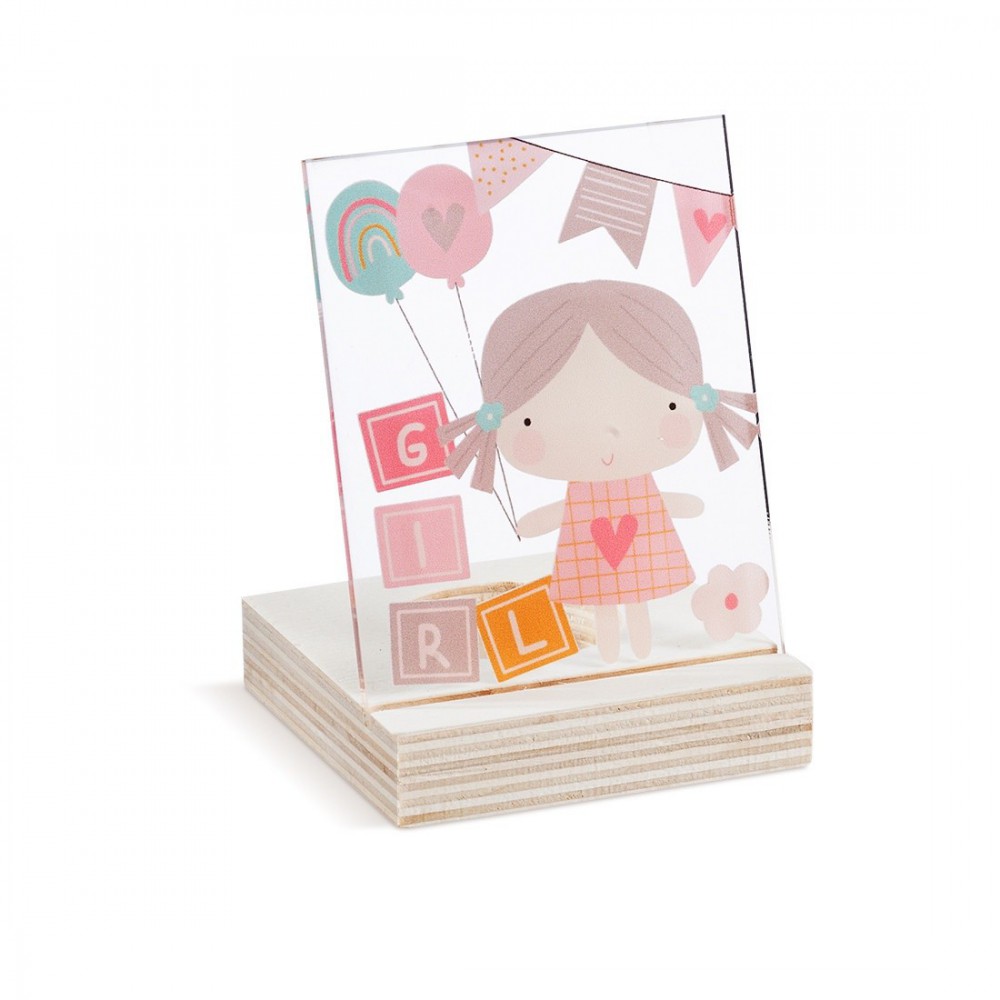 Ξύλινο ρεσό με καδράκι Plexi 