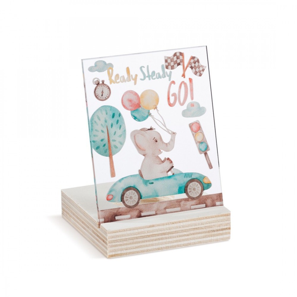 Ξύλινο ρεσό με καδράκι Plexi 