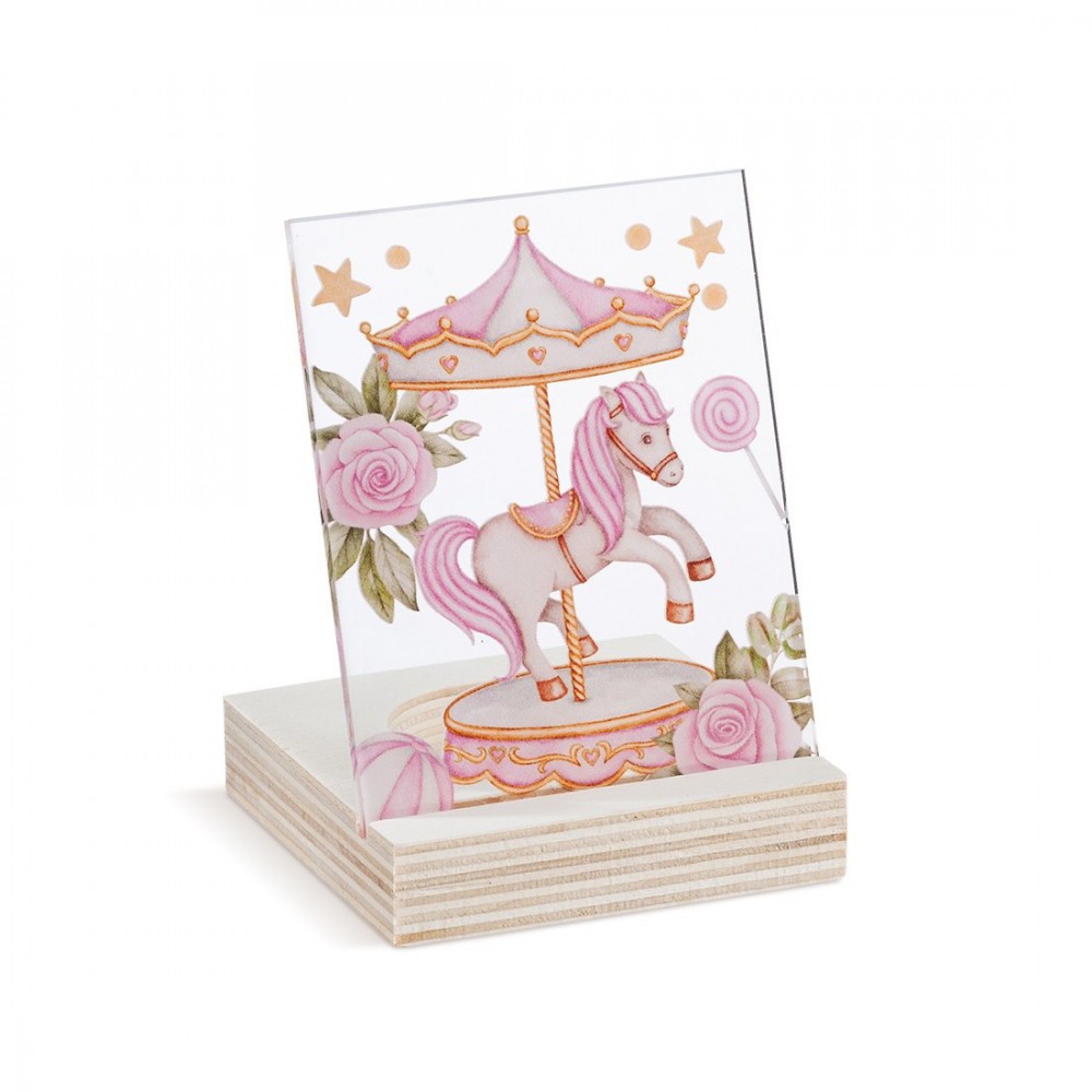 Ξύλινο ρεσό με καδράκι Plexi 