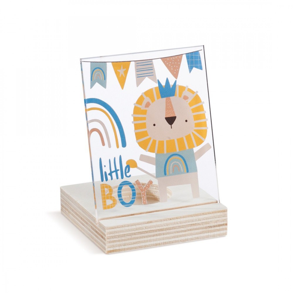 Ξύλινο ρεσό με καδράκι Plexi 