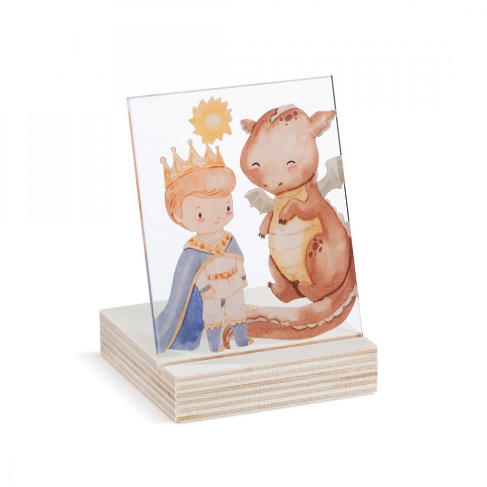 Ξύλινο ρεσό με καδράκι Plexi 