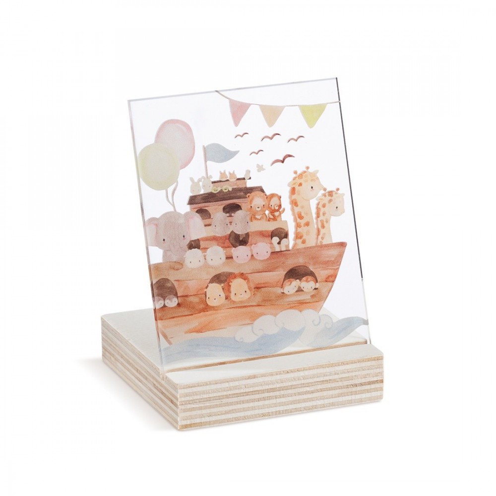 Ξύλινο ρεσό με καδράκι Plexi 